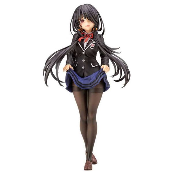 Kotobukiya Date A Live Kurumi Tokisaki School Uniform Bonus Edition Figure 23 Cm Sort