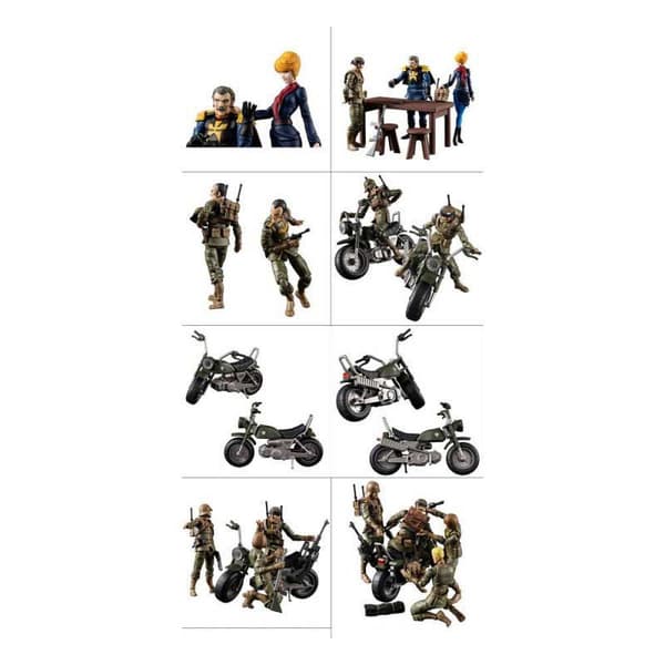 Megahouse Mobile Suit Gundam Principality Of Zeon Team Ramba Ral Set Figure 10 Cm Gylden