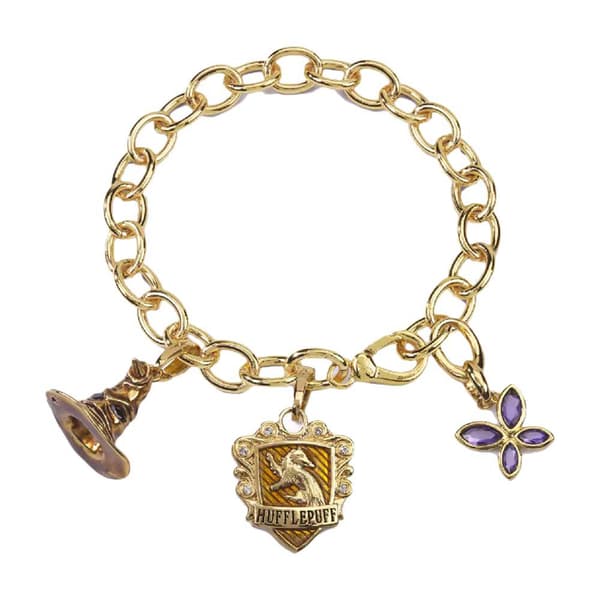 Noble Collection Harry Potter Rannekoru Lumos Hufflepuff Kultainen