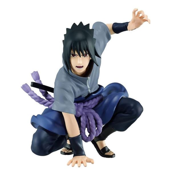 Banpresto Figur Naruto Shippuden Panel Spectacle Uchiha Sasuke Lila
