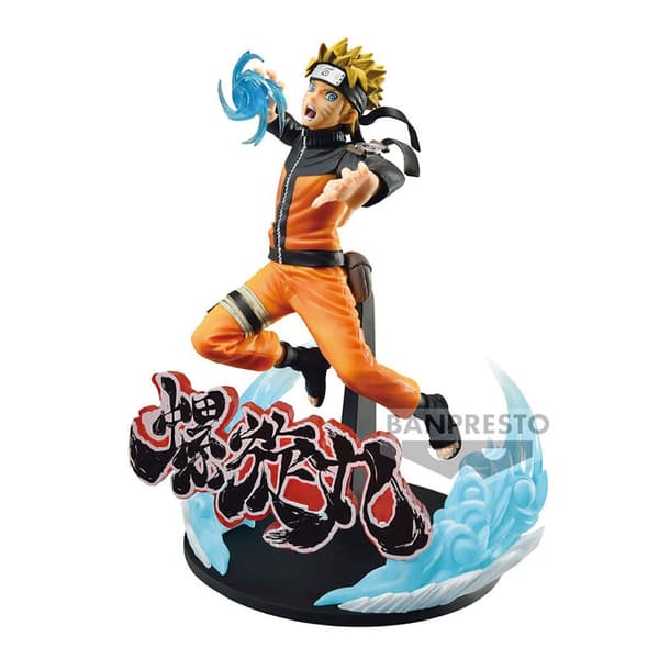 Banpresto Figur Naruto Shippuden Vibration Stars Special Naruto Uzumaki 21cm Orange