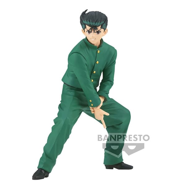 Banpresto Figur Yu Yu Hakusho Dxf Yusuke Urameshi 30th Anniversary 14cm Grøn