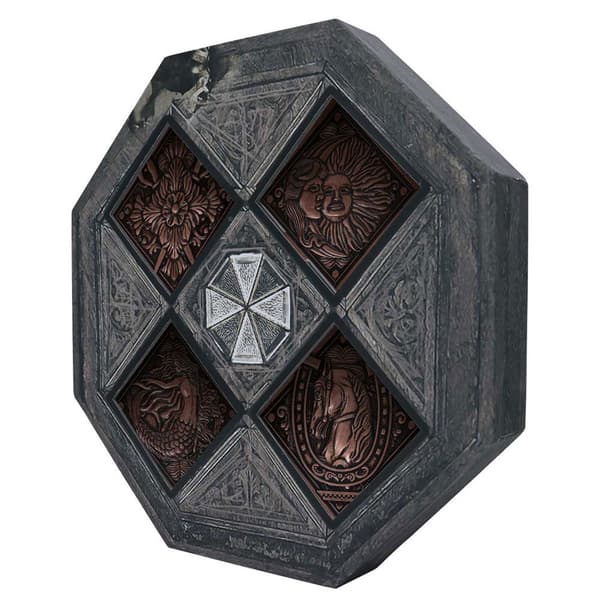 Fanattik Of Pack 4 Medaljonki Talo Crest Rajoitettu Painos Asukas Paha Ruskea
