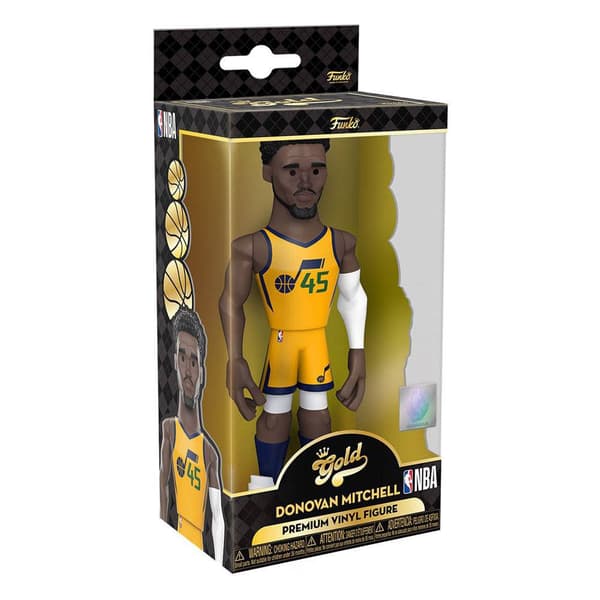 Funko Vinylguldfigurer Nba: Jazz 13 Centimeter Donovan Mitchell Ce´21 Sortiment 6 Enheter Minifigur Blå