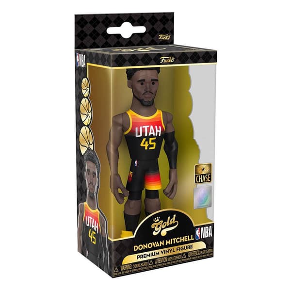 Funko Vinylguldfigurer Nba: Jazz 13 Centimeter Donovan Mitchell Ce´21 Sortiment 6 Enheter Minifigur Blå