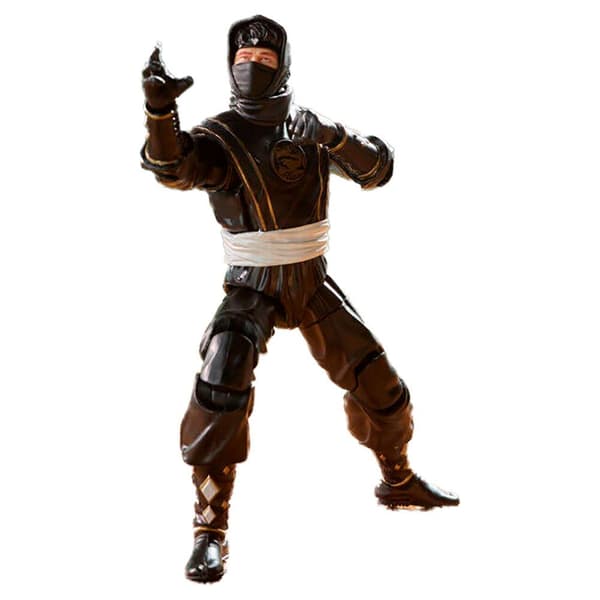 Power Rangers Rangerning Samling Ninja Black 15 Cm Flerfarvet