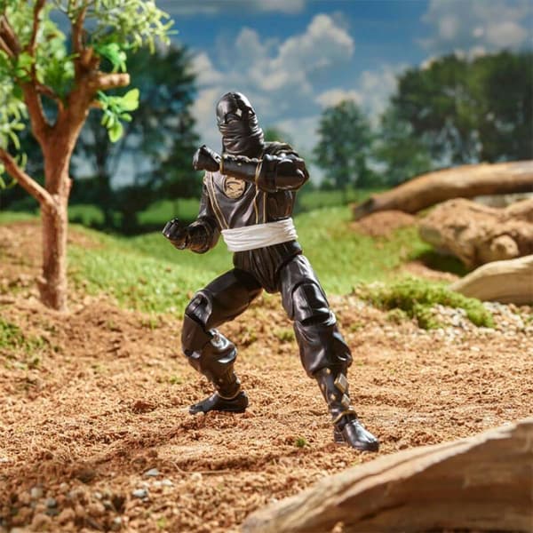 Power Rangers Rangerning Samling Ninja Black 15 Cm Flerfarvet