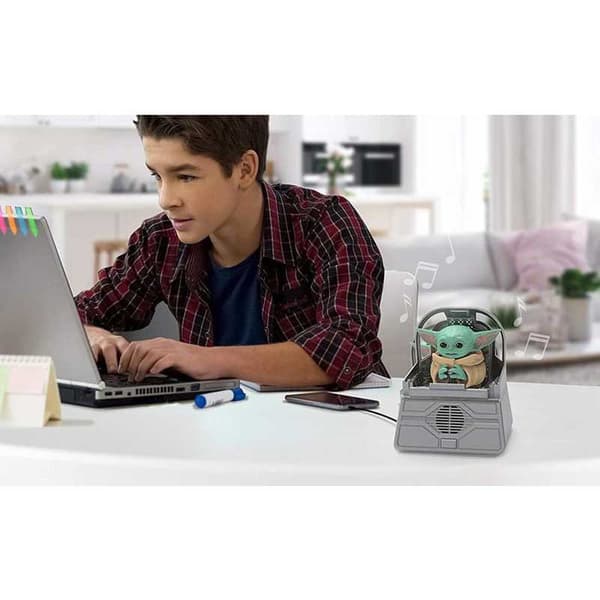 Toy Planet Højttalere Mandalorian Baby Yoda Bluetooth Gylden