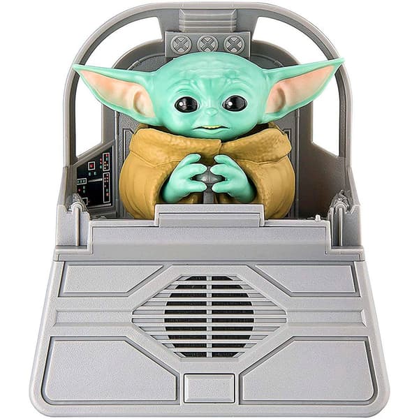 Toy Planet Højttalere Mandalorian Baby Yoda Bluetooth Gylden