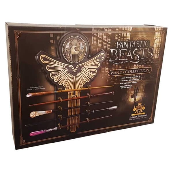 Noble Collection Udstiller Fantastic Animals Newt And Graves Harry Potter Wand Replica Porpentina Queenie Seraphina Gylden