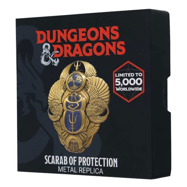 Fanattik Erstatning Limited Edition Dragons And Dc Comics Dungeons Scarab Of Protection Gylden