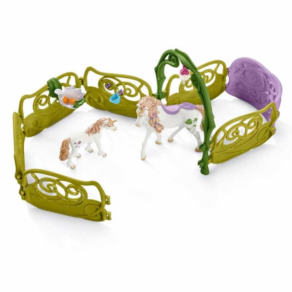 Schleich Glittrande Blomma Hus Med Access Figur Bayala Flerfärgad