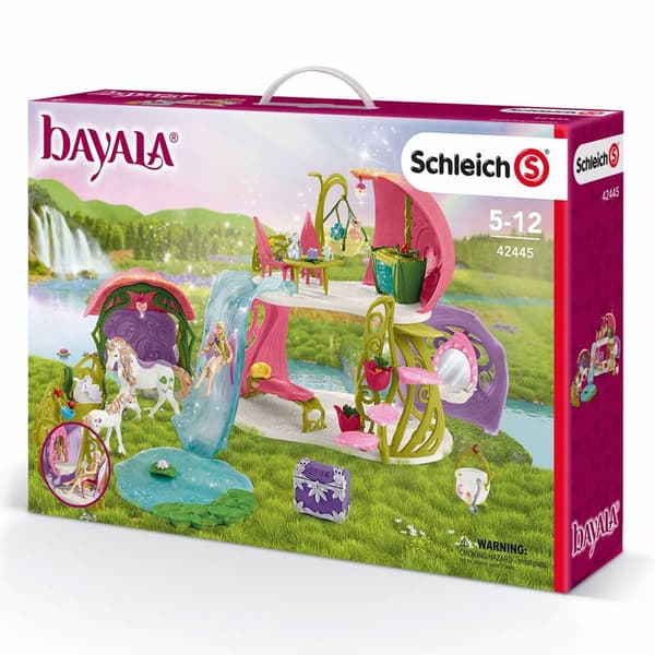 Schleich Glittrande Blomma Hus Med Access Figur Bayala Flerfärgad