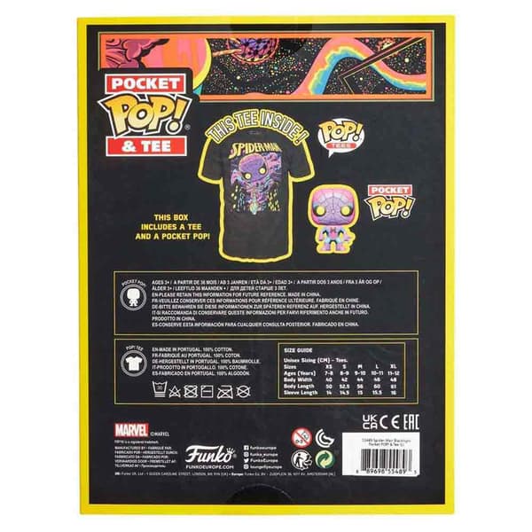 Funko Ja Lyhythihainen T-paita Spiderman Pop Monivärinen XL