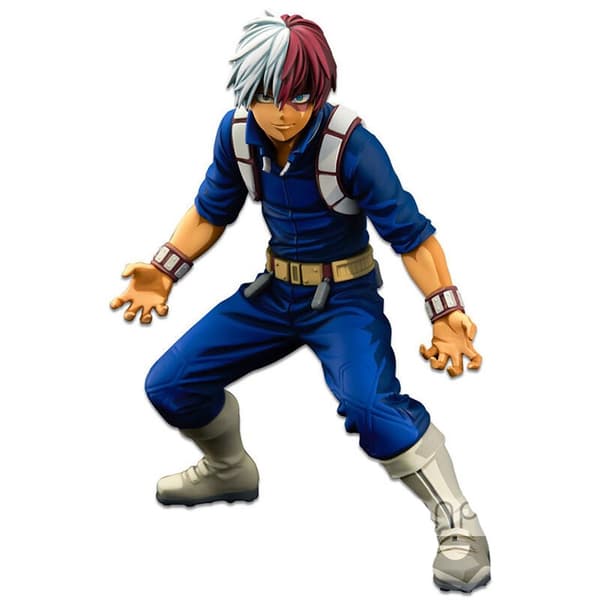 Banpresto Colosseum Super Master Stars Piece My Hero Academia The Shoto Todoroki Two Dimensions World 21 Centimeter Flerfärgad