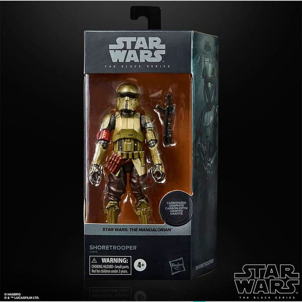 Star Wars Shoretrooper Carbonized Black Series 15 Cm Flerfarvet