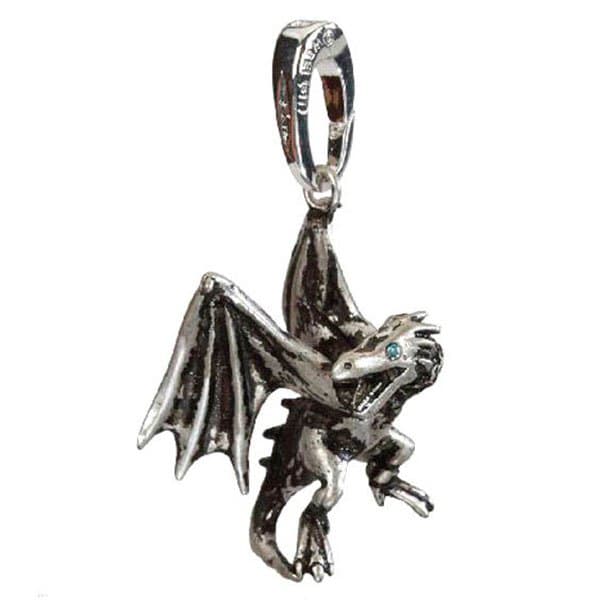Noble Collection Dragon Berlockhänge Gringotts Silver