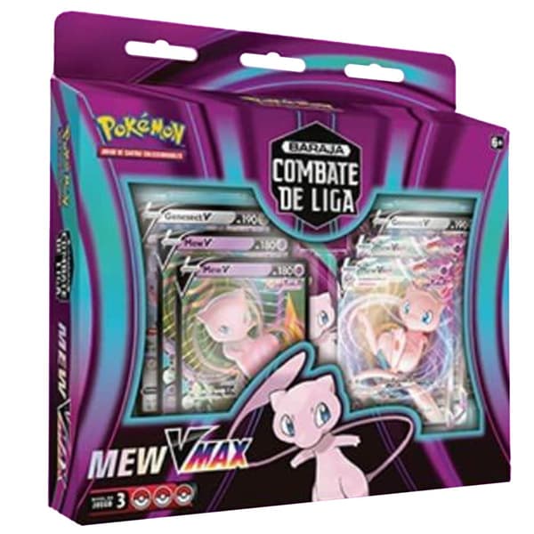 Bandai League Battle Deck Pokémon-samlarkort På Spanska Mew Vmax Rosa