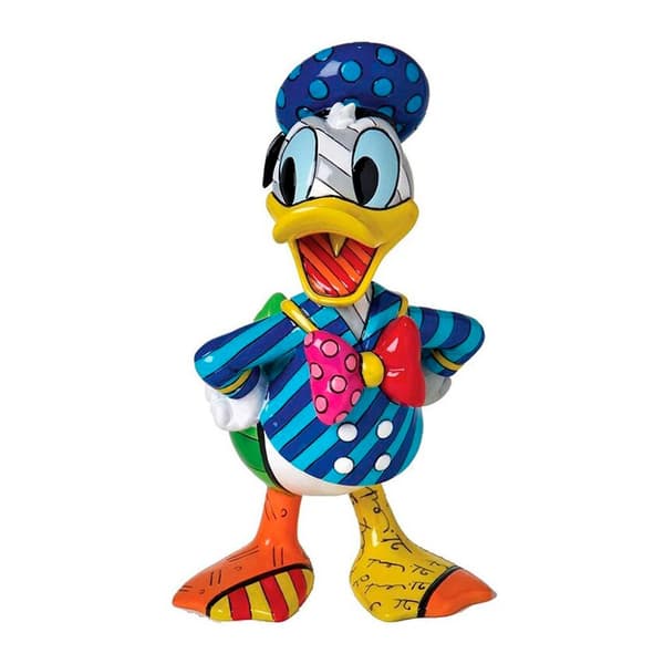Enesco Disney Kalle Anka Classic Stilfigur Britto Flerfärgad