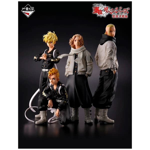 Banpresto Masse Ichiban Kuji Tokyo Revengers Holy Night Decisive Battle Edition 80 Genstande Tokyo Revengers Japansk Lotteri Sort