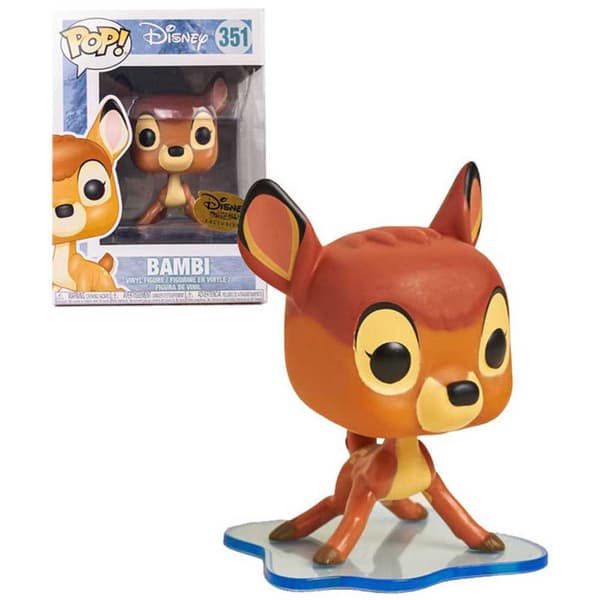Funko Rajoitettu Erä Pop Bambi Snowflake Mountain 9 Cm Monivärinen