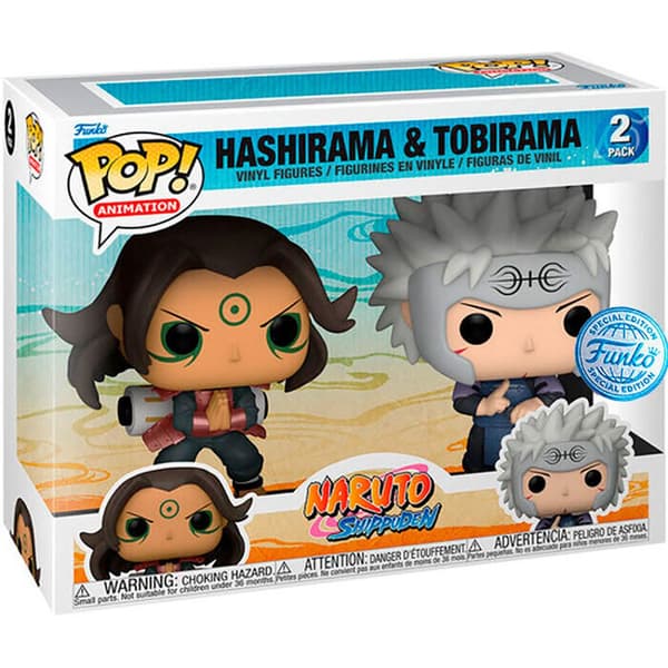 Funko Pack 2 Yksiköitä Naruto Shippuden Hashirama Ja Tobirama Pop Monivärinen