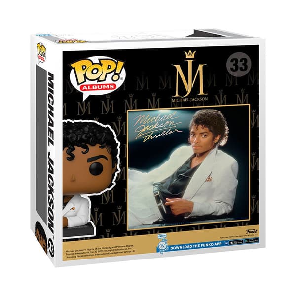Funko Michael Album Vinyl Figur Thriller Jackson Pop! 9 Centimeter Flerfärgad