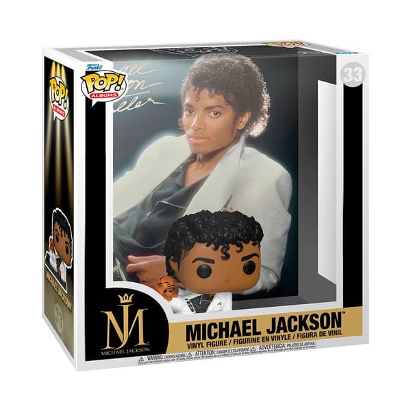 Funko Michael Album Vinyl Figur Thriller Jackson Pop! 9 Centimeter Flerfärgad