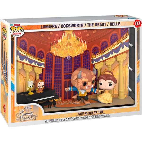 Funko Skönheten Och Odjuret Saga Så Gammal Som Tiden Pop Moment Deluxe Disney Guld