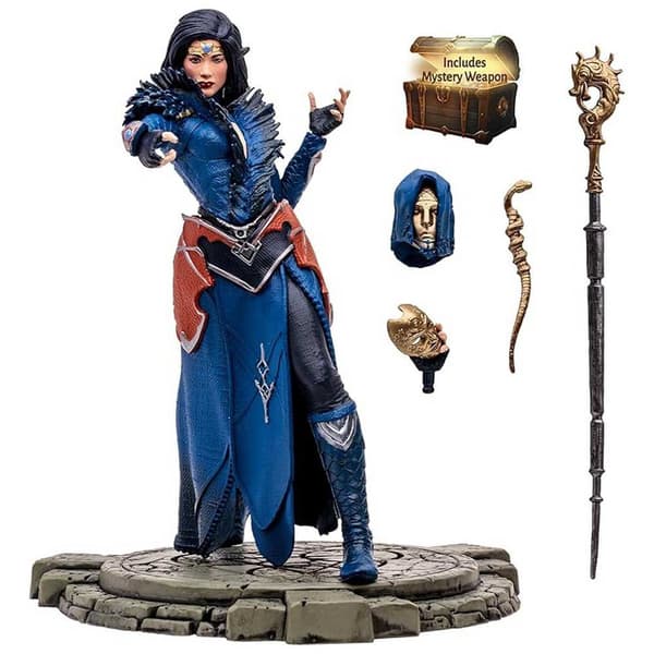Mcfarlane Toys Troldkvinde Diablo 4 Action 15 Cm Figur Blå