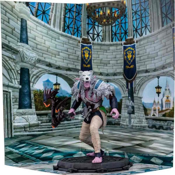 Mcfarlane Toys Figur World Of Warcraft Action Night Elf: Druid/rogue 15 Cm Rosa