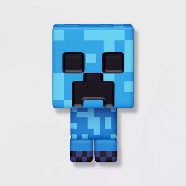 Funko Och Kortärmad T-shirt Minecraft Creeper Pop Blå M