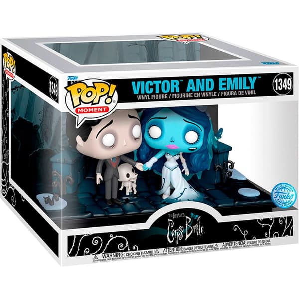 Funko Corpse Bride Victor Och Emily Exklusivt Pop Moment Disney Durchsichtig