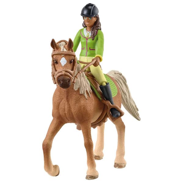 Schleich Sarah Og Mystery Figur Horse Club Brun