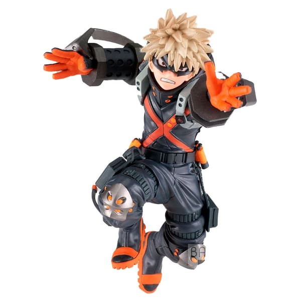 My Hero Academia Maailman Sankarien Tehtävä Kuva Katsuki Bakugo Oranssi
