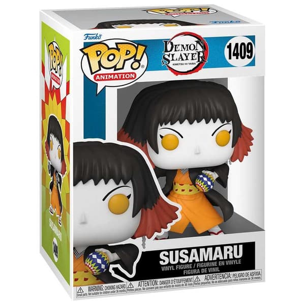 Funko Sortiment Susamaru 9 Cm 6 Enheter Demon Baneman: Kimetsu Nej Yaiba Figur Gul