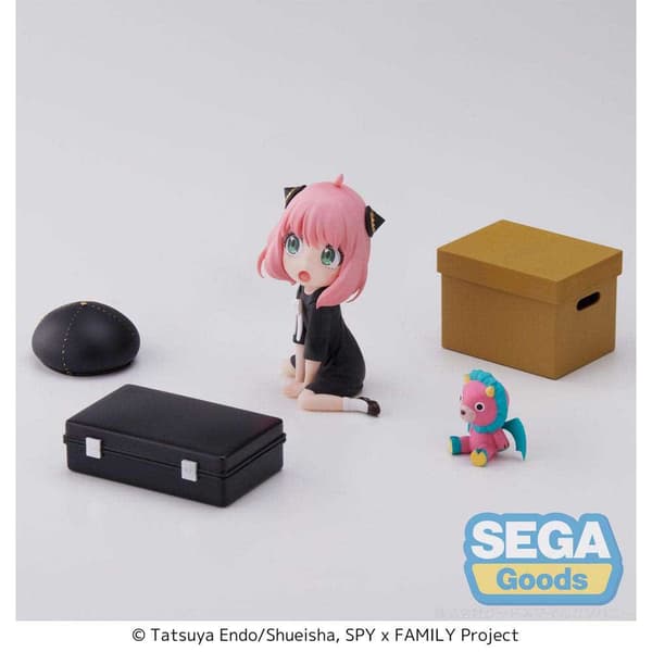 Sega Staty Anya Forger Spy X Family Pvc 7 Centimeter Figur Rosa