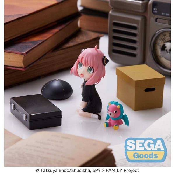 Sega Staty Anya Forger Spy X Family Pvc 7 Centimeter Figur Rosa