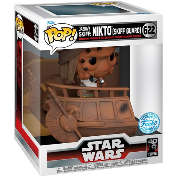 Funko Pop Deluxe Star Wars Nikto Skiff Guard Exclusive Ruskea