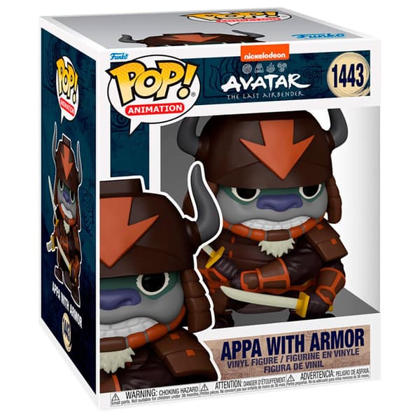 Funko Pop Super Avatar The Last Airbender Appa With Armor Brun