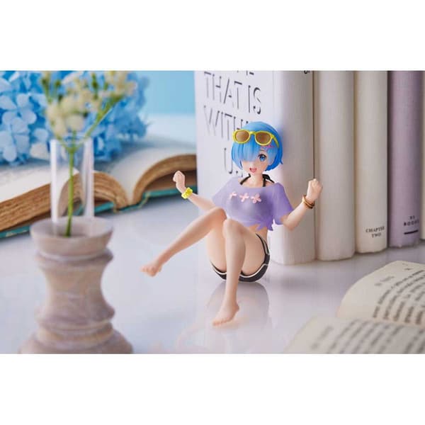 Taito Prize Statue Rem Renewal Edition Figur Re: Zero-starting Life In Another World Coreful Pvc Rosa