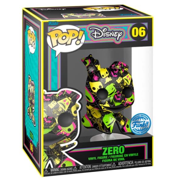 Funko Pop Arts Series Disney Pesadilla Antes De Navidad Zero Exclusive Flerfärgad