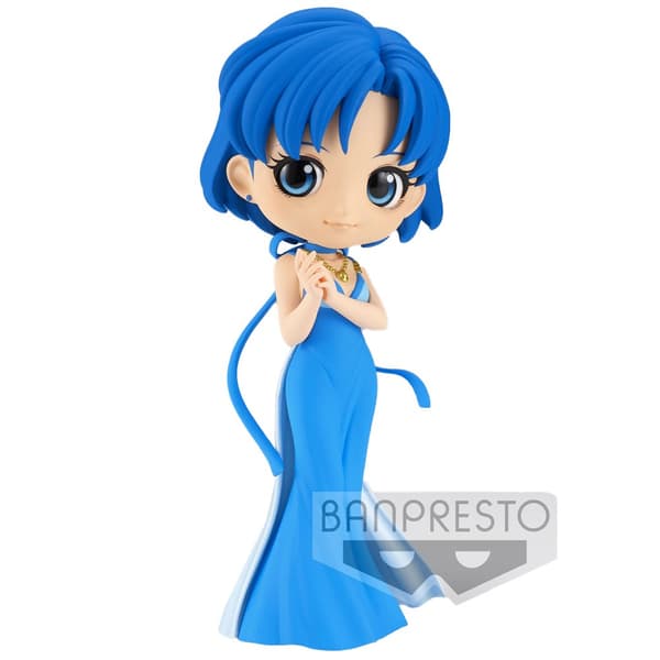 Bandai Princess Mercury Qposket Figur Sailor Moon Eternal Blå