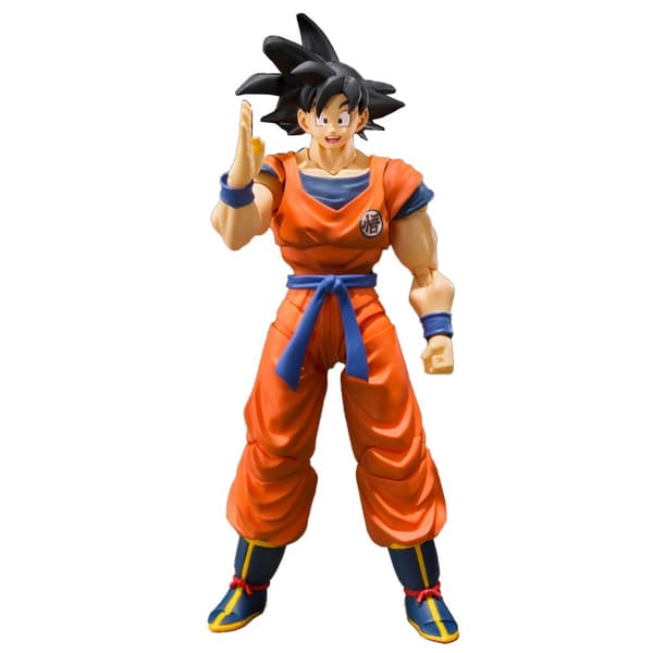 Tamashi Nations Figure Son Goku Saiyan Raised On Earth Dragon Ball 14 Cm Flerfarvet