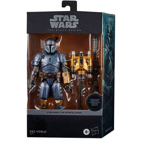 Star Wars Paz Vizla Carbonized Black Series 15 Cm Monivärinen
