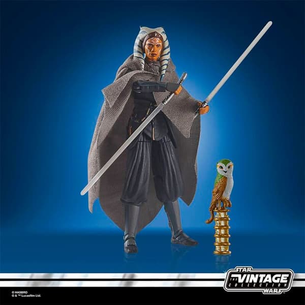 Star Wars Ahsoka Tano And Grogu Vintage Collection 10 Cm Flerfarvet