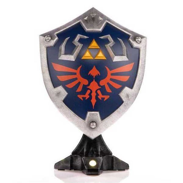 First 4 Figures Legenden Om Zelda-statyn Hylian Shield Collector Edition 29 Centimeter Guld
