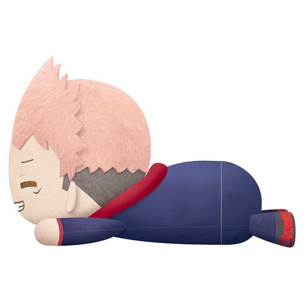 Banpresto Jujutsu Kaisen Teddy Yuji Itadori Lying 22 Centimeter Flerfärgad