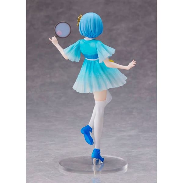 Taito Coreful Rem Mandarin Dress Re:zero Starting Life In Another World Figure 20 Cm Blå