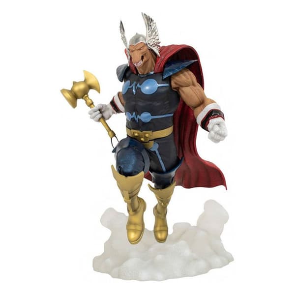 Diamond Select Marvel Figur Beta Ray Bill 25 Centimeter Guld
